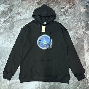 Black Oversized Hooded Sweatshirt By Vetements